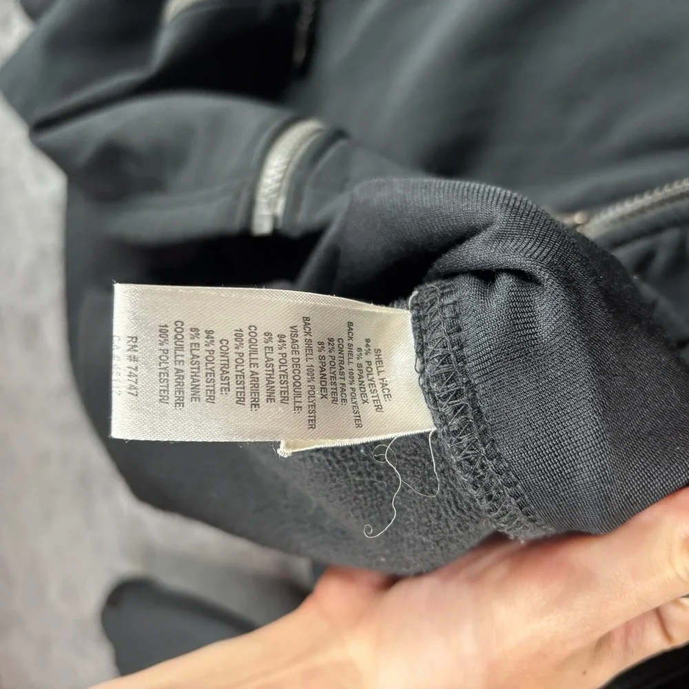 RedHead Mens Softshell Full Zip Jacket Gray Large Outdoor Hiking Coat Gorpcore